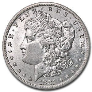 1881-S Morgan Dollar AU 1881-S Morgan Dollar AU